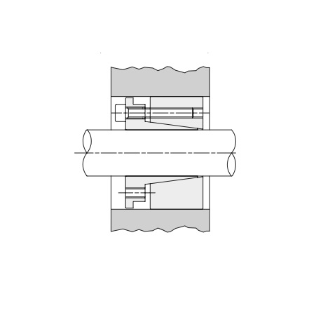 Втулка зажимная BK 70 (RCK 70) 40x65 (KLDA040), EMT | ЕМТ