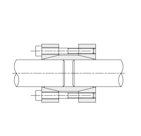 Втулка зажимная BK 95 (RCK 95) 38x75 (KLMM038), EMT | ЕМТ