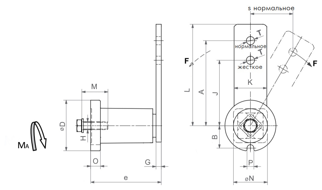 Рычаг-натяжитель SE 15 (RE 20), EMT | ЕМТ