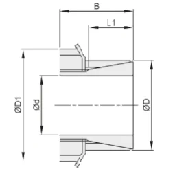 Втулка зажимная BK 26/1 (RCK 26) 18x30 (KLFF018), EMT | ЕМТ