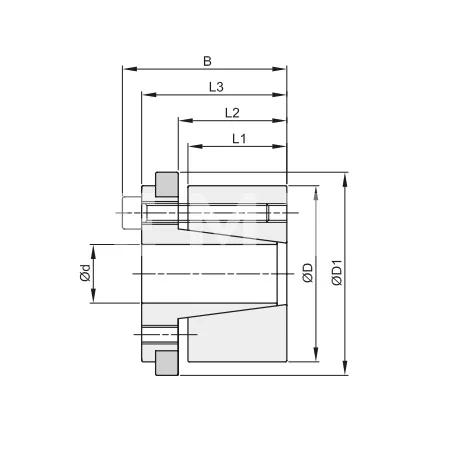 Втулка зажимная BK 71 (RCK 71) 24x50 (KLDB024), EMT | ЕМТ
