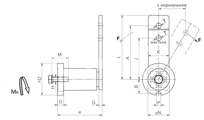 Рычаг-натяжитель SE 18 (RE 30), EMT | ЕМТ