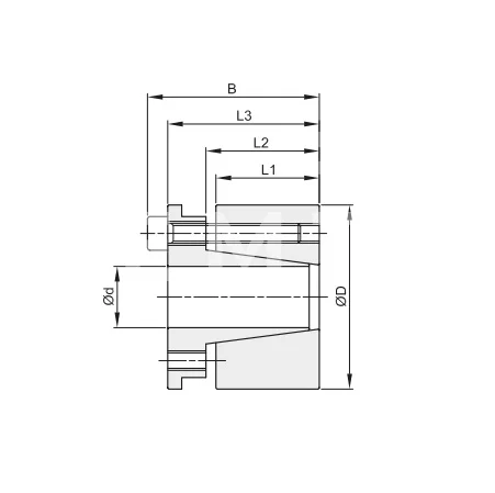 Втулка зажимная BK 70 (RCK 70) 25x50 (KLDA025), EMT | ЕМТ
