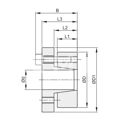 Втулка зажимная BK 15 (RCK 15) 38x65 (KLBB238), EMT | ЕМТ