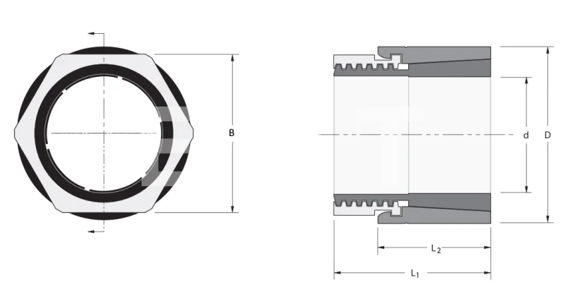 Втулка зажимная MINI KBS 58 40x62, EMT | ЕМТ