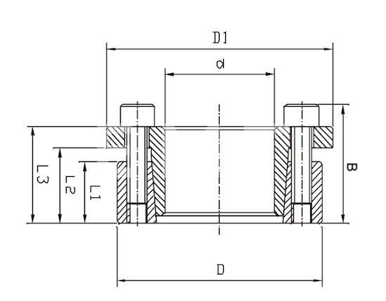 Втулка зажимная BK 16 (RCK 16) 55x85 (KLAB055), EMT | ЕМТ